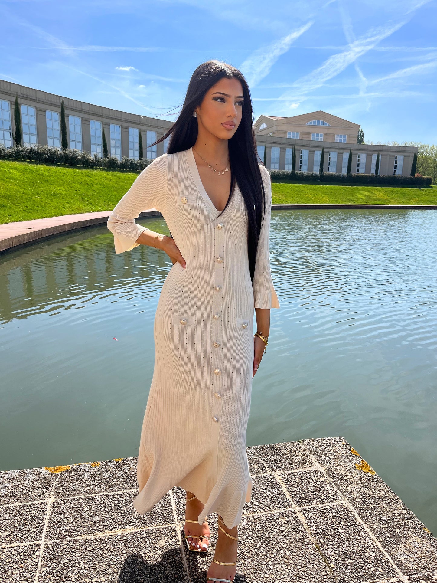Robe longue princesse Sandra