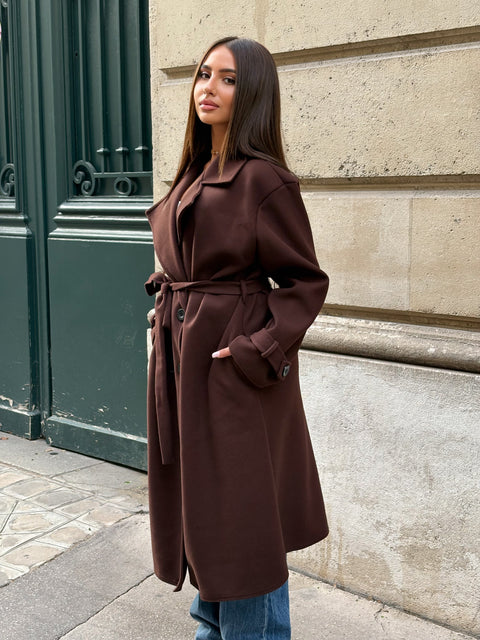 MANTEAU STYLE TRENCH PRINCESSE AMEENA
