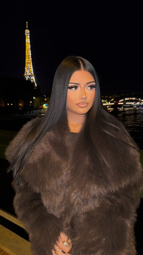 VESTE EFFET FOURRURE LA PARISIENNE
