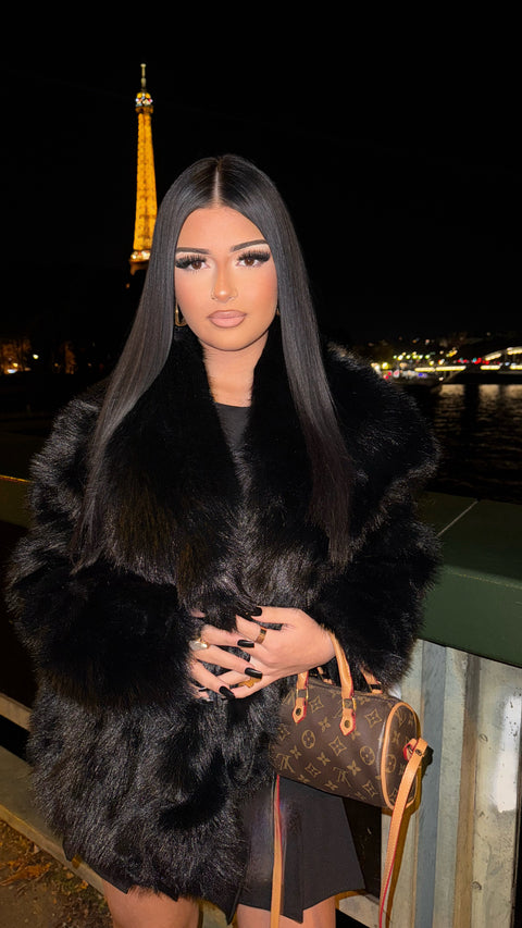 VESTE EFFET FOURRURE LA PARISIENNE