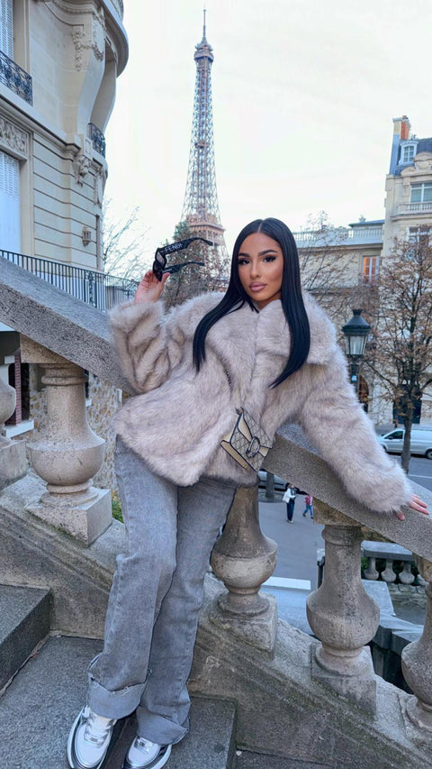 VESTE EFFET FOURURE PRINCESSE K