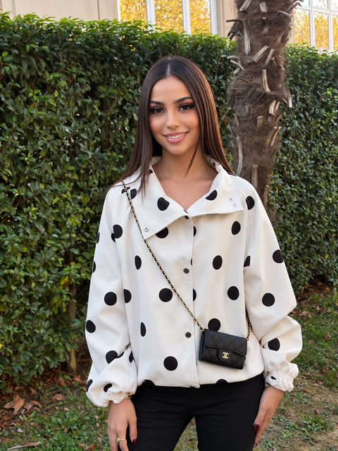VESTE A POIS PRINCESSE ELYNA