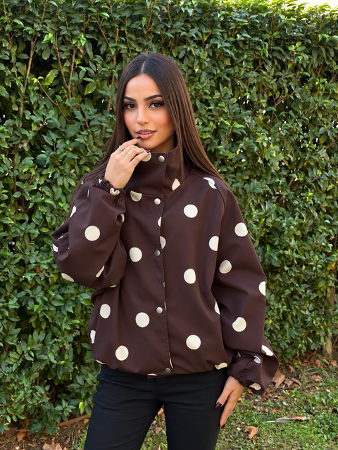 VESTE A POIS PRINCESSE ELYNA