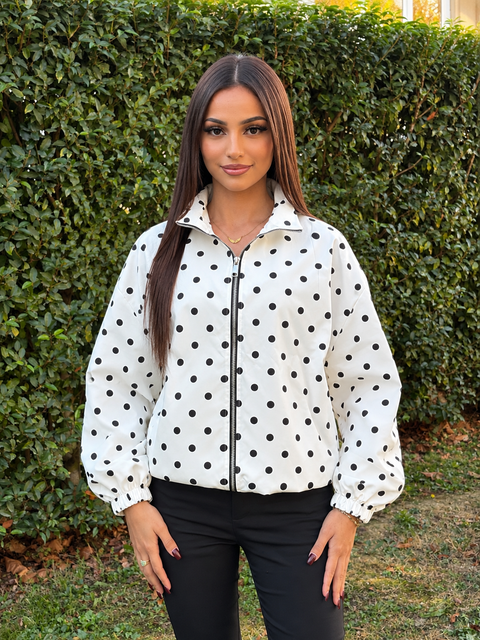 VESTE A POIS PRINCESSE ELYSE