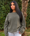 PULL OVERSIZE RAYÉ