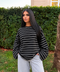 PULL OVERSIZE RAYÉ