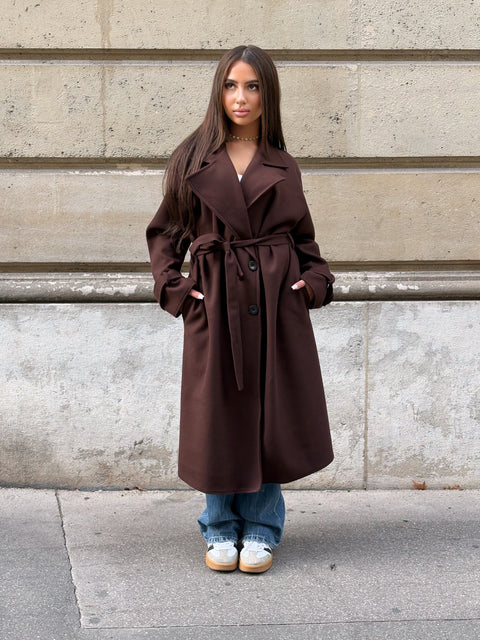 MANTEAU STYLE TRENCH PRINCESSE AMEENA