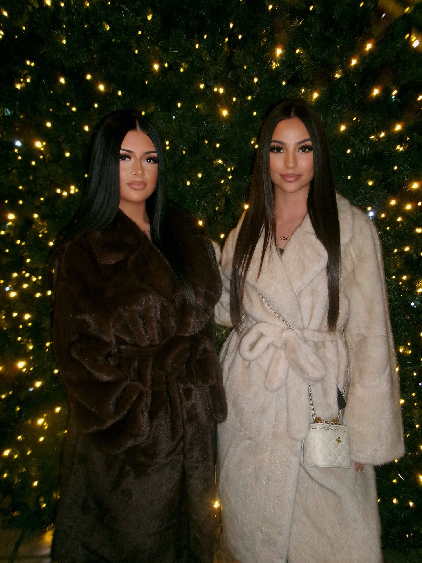 MANTEAU LONG EFFET FOURRURE PRINCESSE ROMY