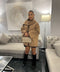 Manteau hiver avec son Echarpe assortie Princesse Romy